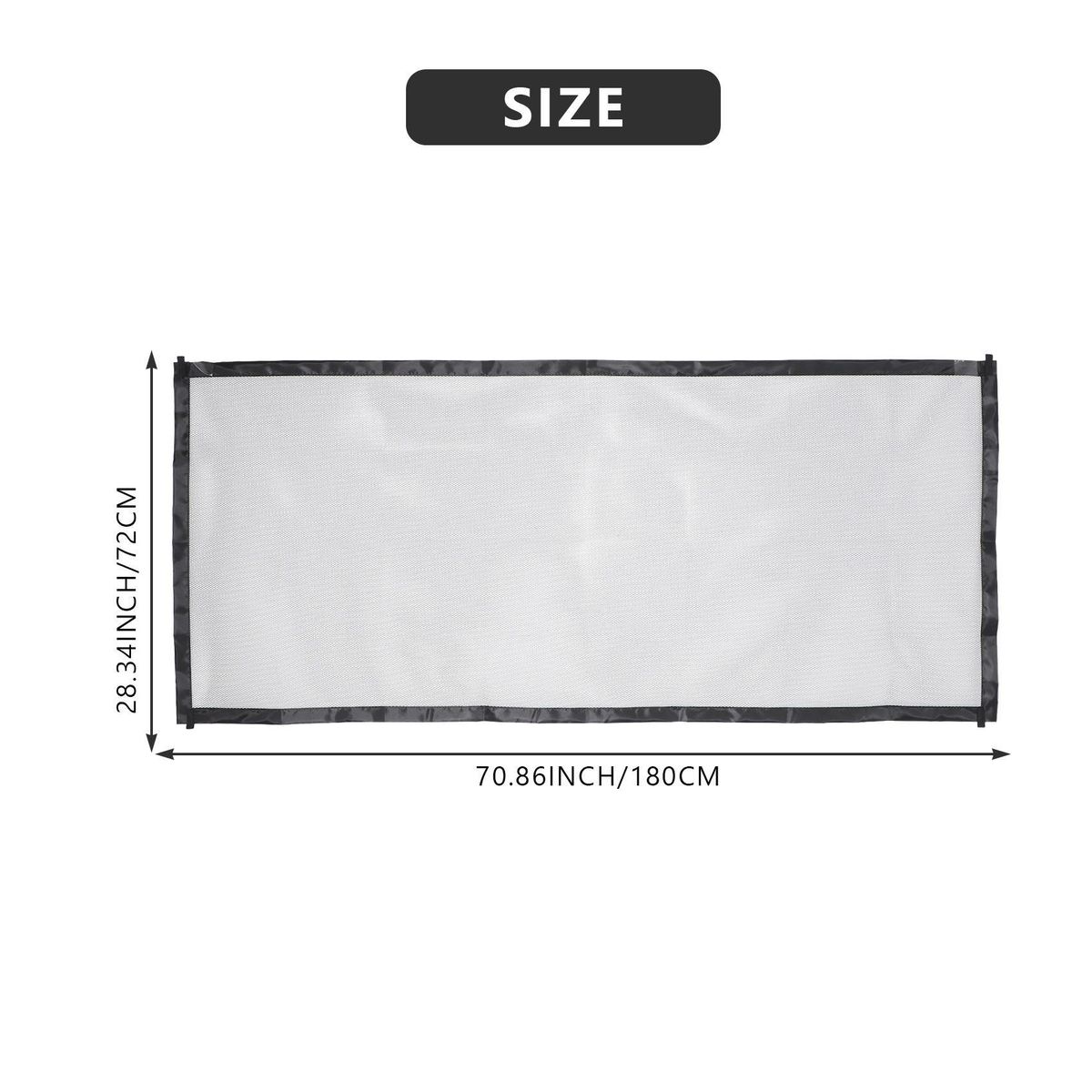 Gate Portable Folding Mesh Fencing Gate Protection Indoor and Outdoor Safe and Pets