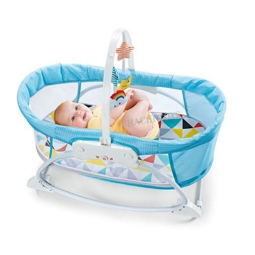 Sleep Peacefully Rocker Bassinet With Mosquito Net