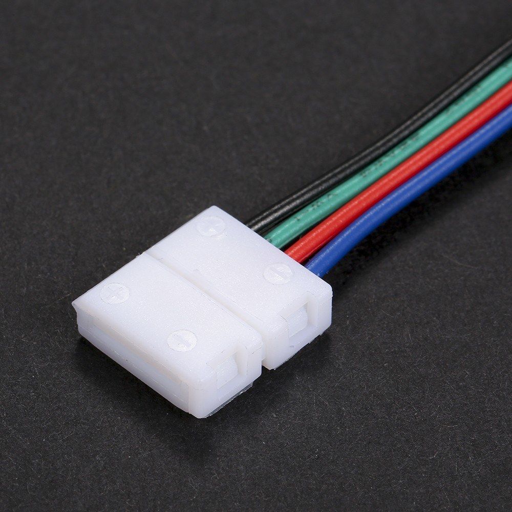 10 Pack 4 Pin Extension Weld Line For RGB LED Strip Light