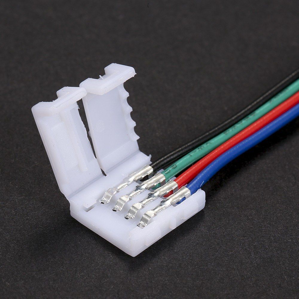 10 Pack 4 Pin Extension Weld Line For RGB LED Strip Light