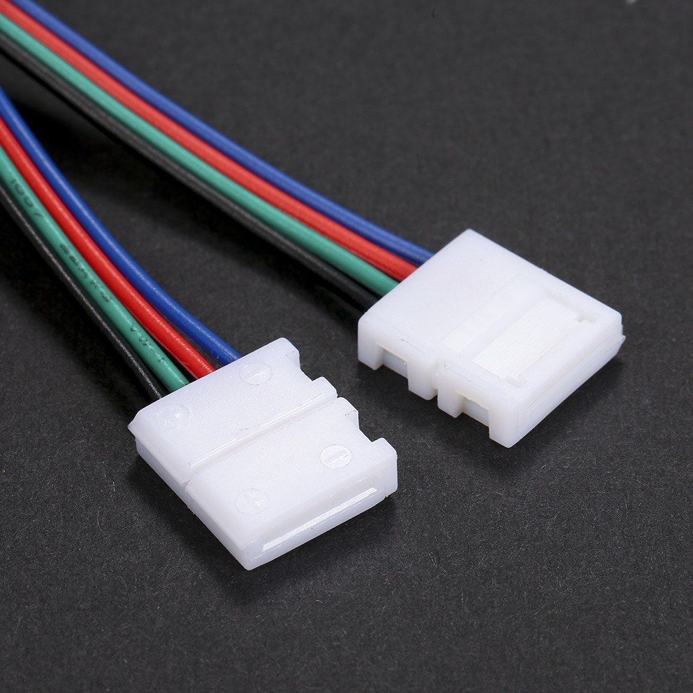 10 Pack 4 Pin Extension Weld Line For RGB LED Strip Light
