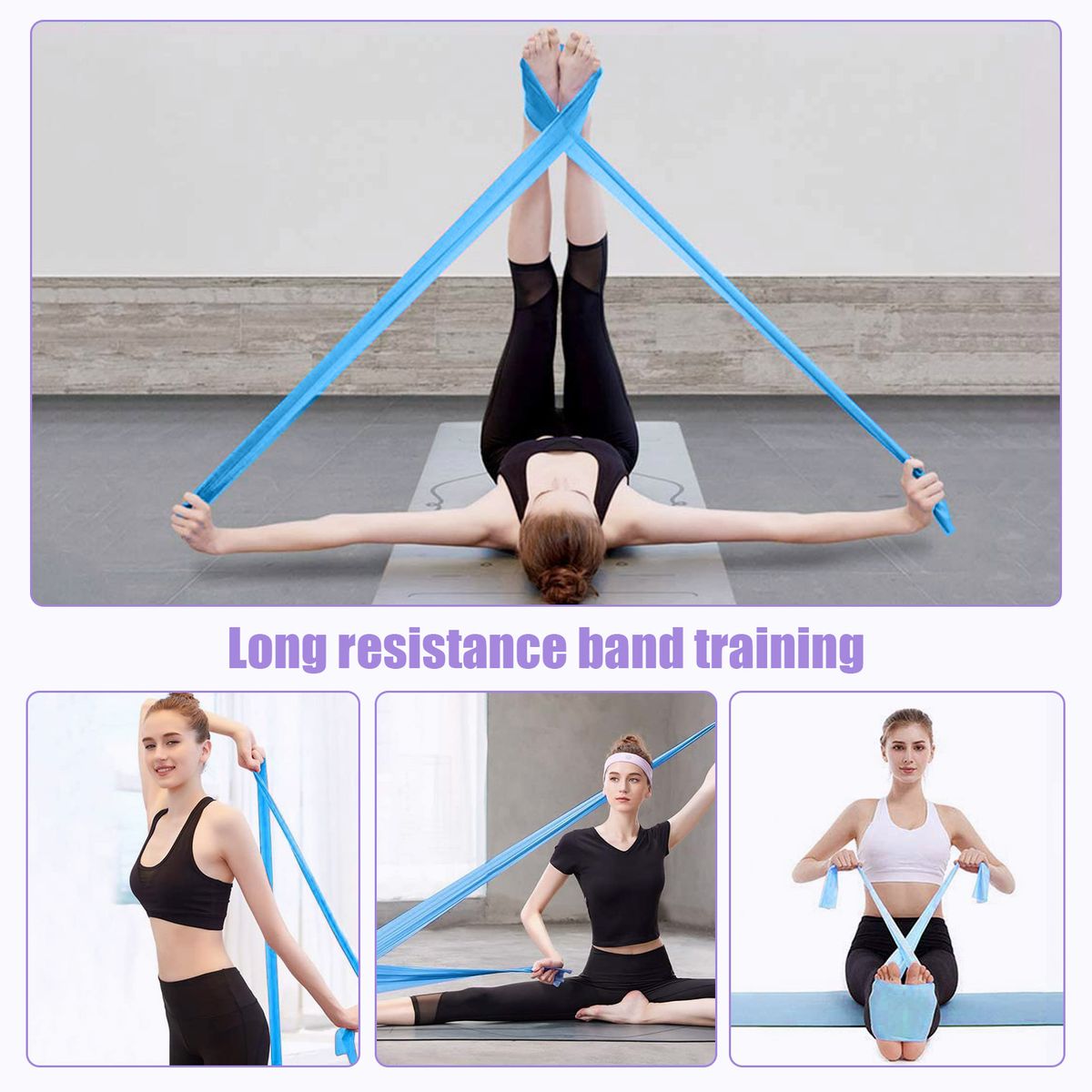 TOMSHOO Push Up Board With Resistance Band And Handles For