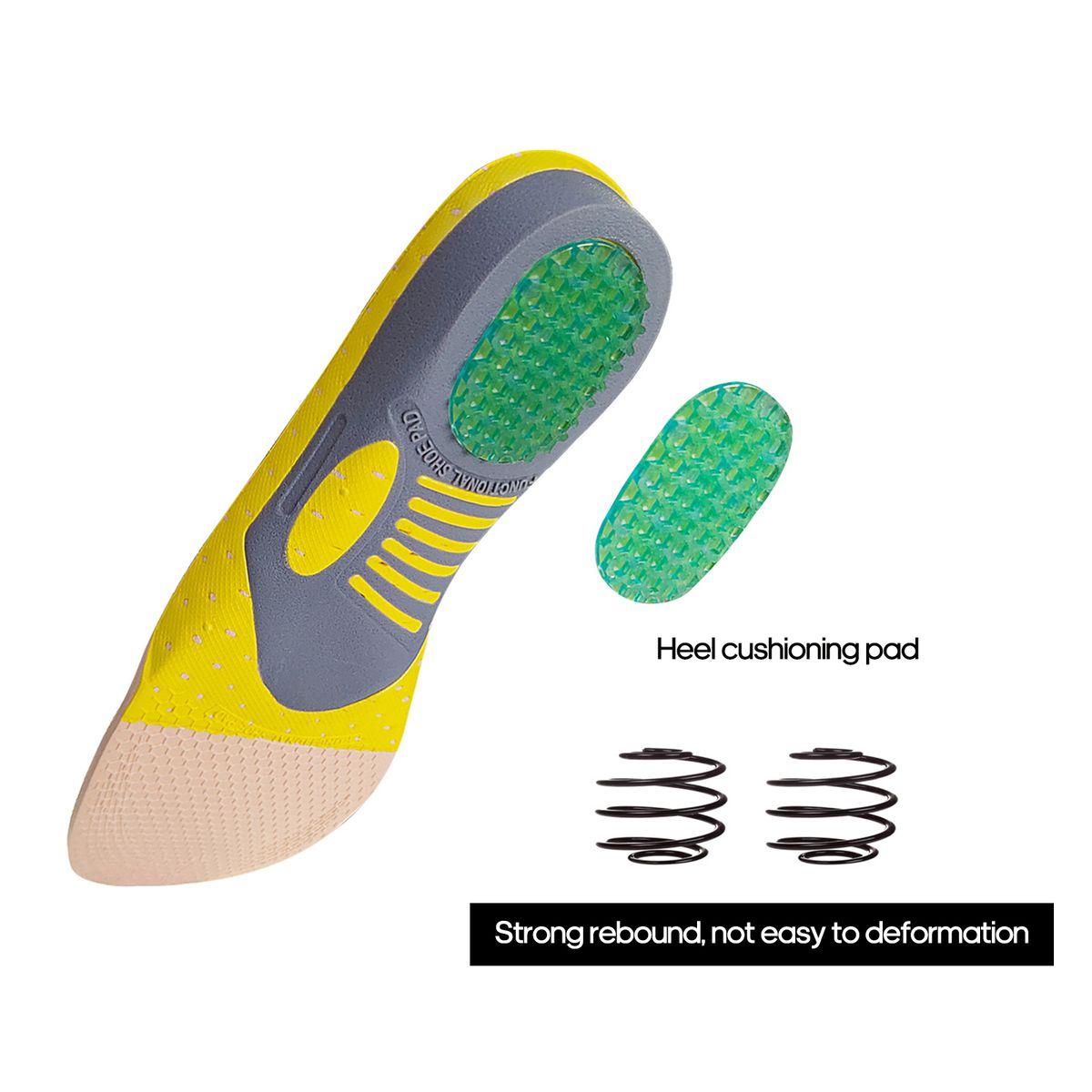 Shoe Insoles Arch Supports 1 Pair Orthotic Insoles Soft Feet