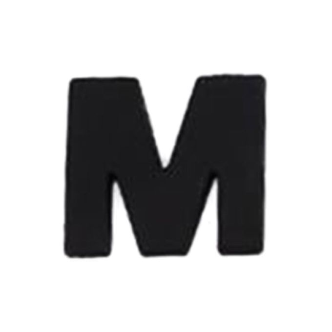 Ar 3D Letter  Ar Sti Kers English Letters  Ar Logo DIY Alphanumeri -black-M