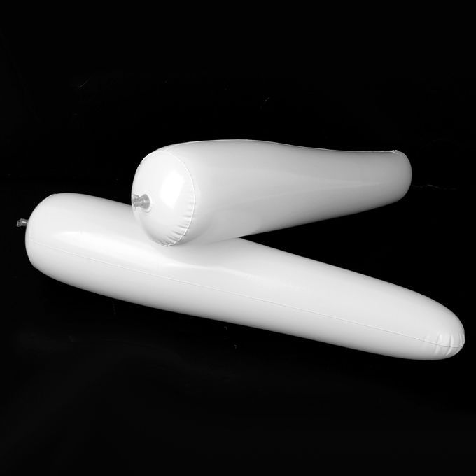 6 Pairs White Inflatable Shoes Stretcher Boots Insert Shaper 50cm
