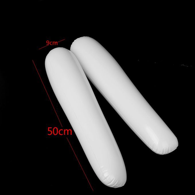 6 Pairs White Inflatable Shoes Stretcher Boots Insert Shaper 50cm