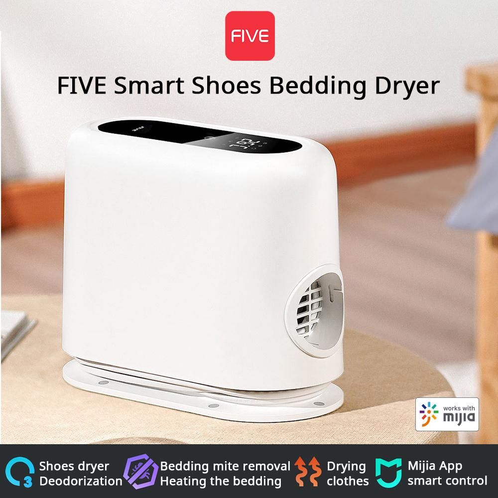 FIVE Smart Shoes Bedding Dryer Electric Heater Drying/Mite Removal/Deodorization/Sterilization Multi-function Dryer Mijia App Smart Control