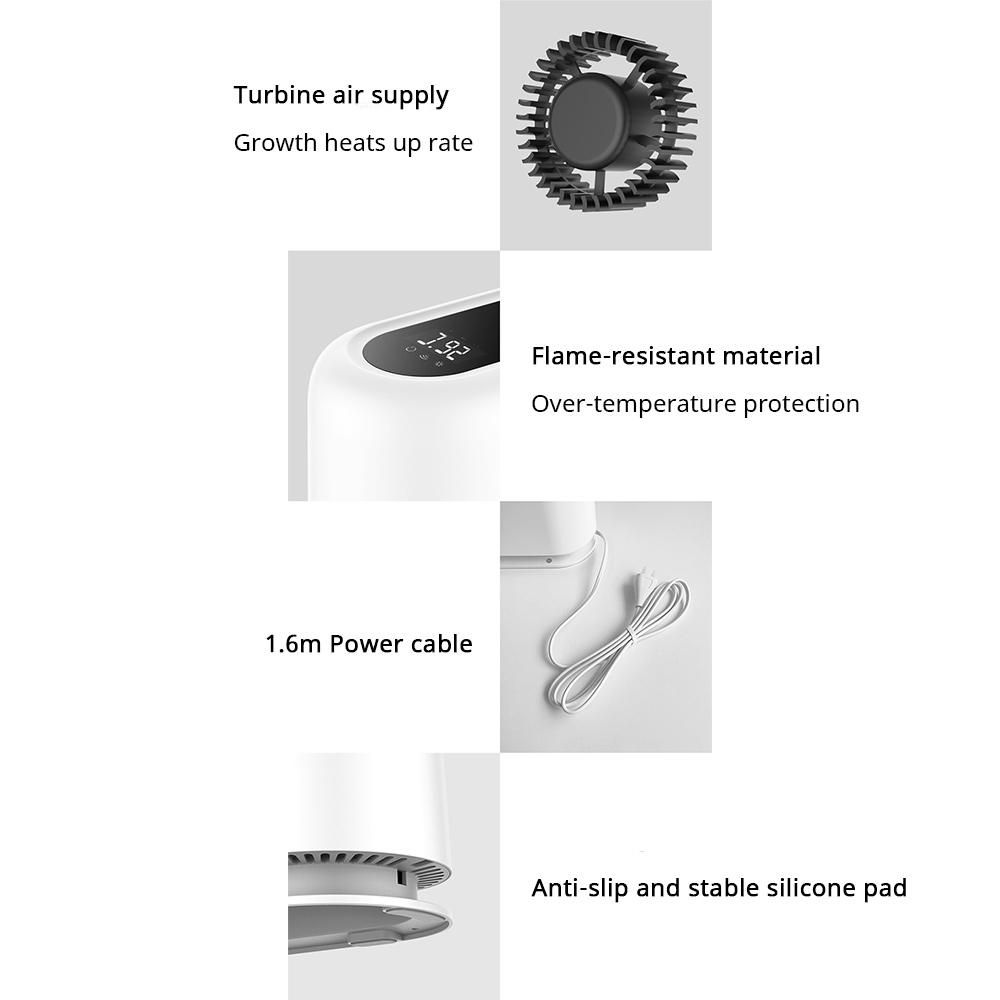 FIVE Smart Shoes Bedding Dryer Electric Heater Drying/Mite Removal/Deodorization/Sterilization Multi-function Dryer Mijia App Smart Control