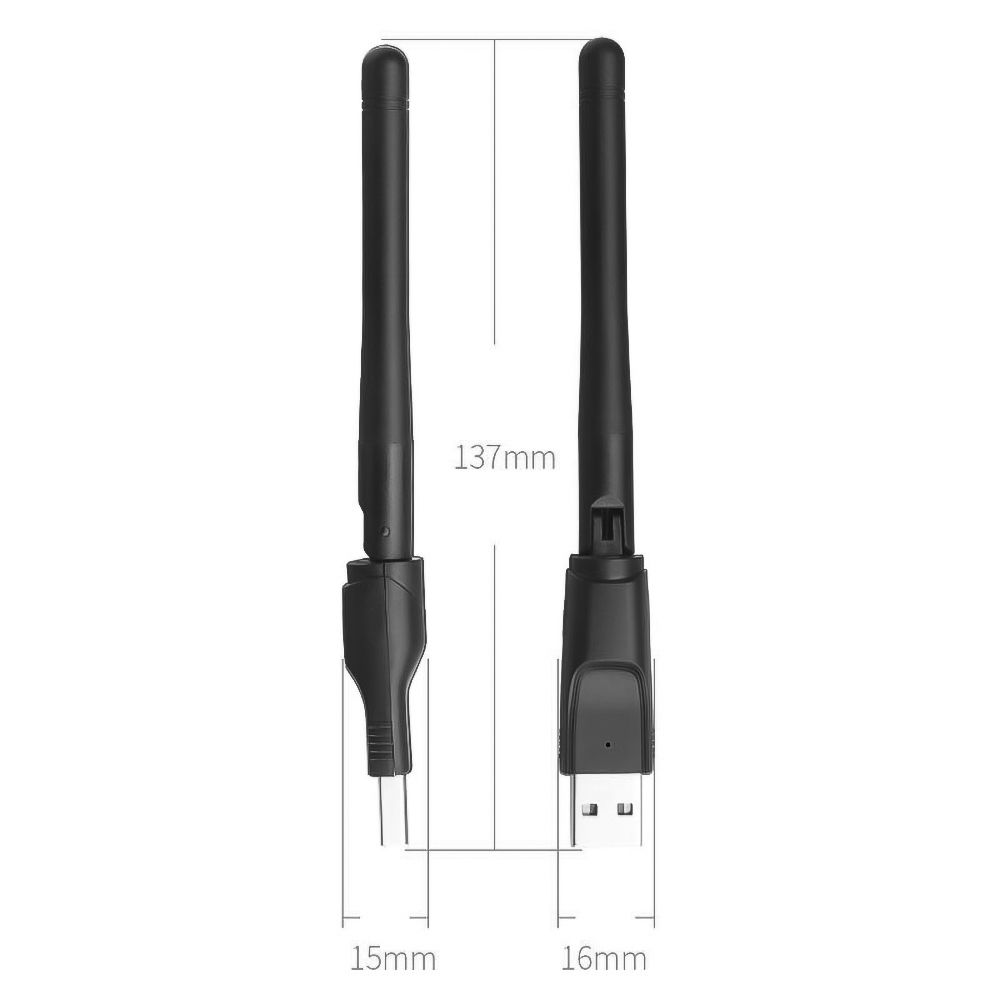 Mini MT7601 USB Wifi Adapter 802.11b G N Antenna 150Mbps