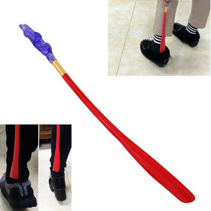 19.3'' Plastic Long Handle Shoehorn Shoe Horn Lifter Shoe Remover
