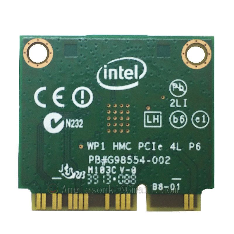Dual Band Wireless-AC 3160 3160HMW 802.11ac 433Mbps Wifi