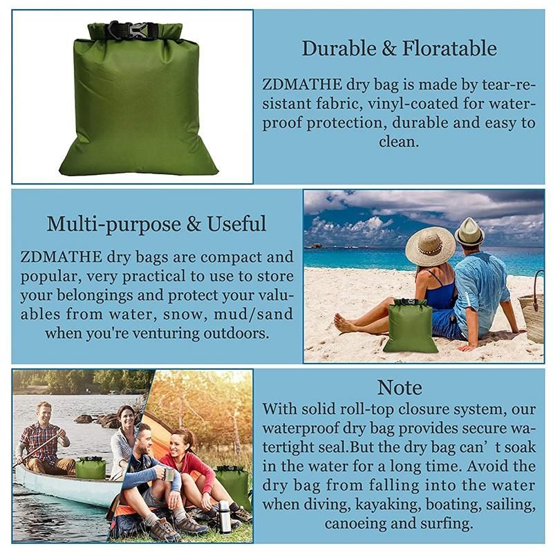 6Pcs Waterproof Dry Bag,for