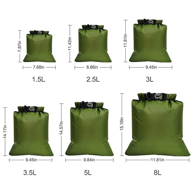 6Pcs Waterproof Dry Bag,for