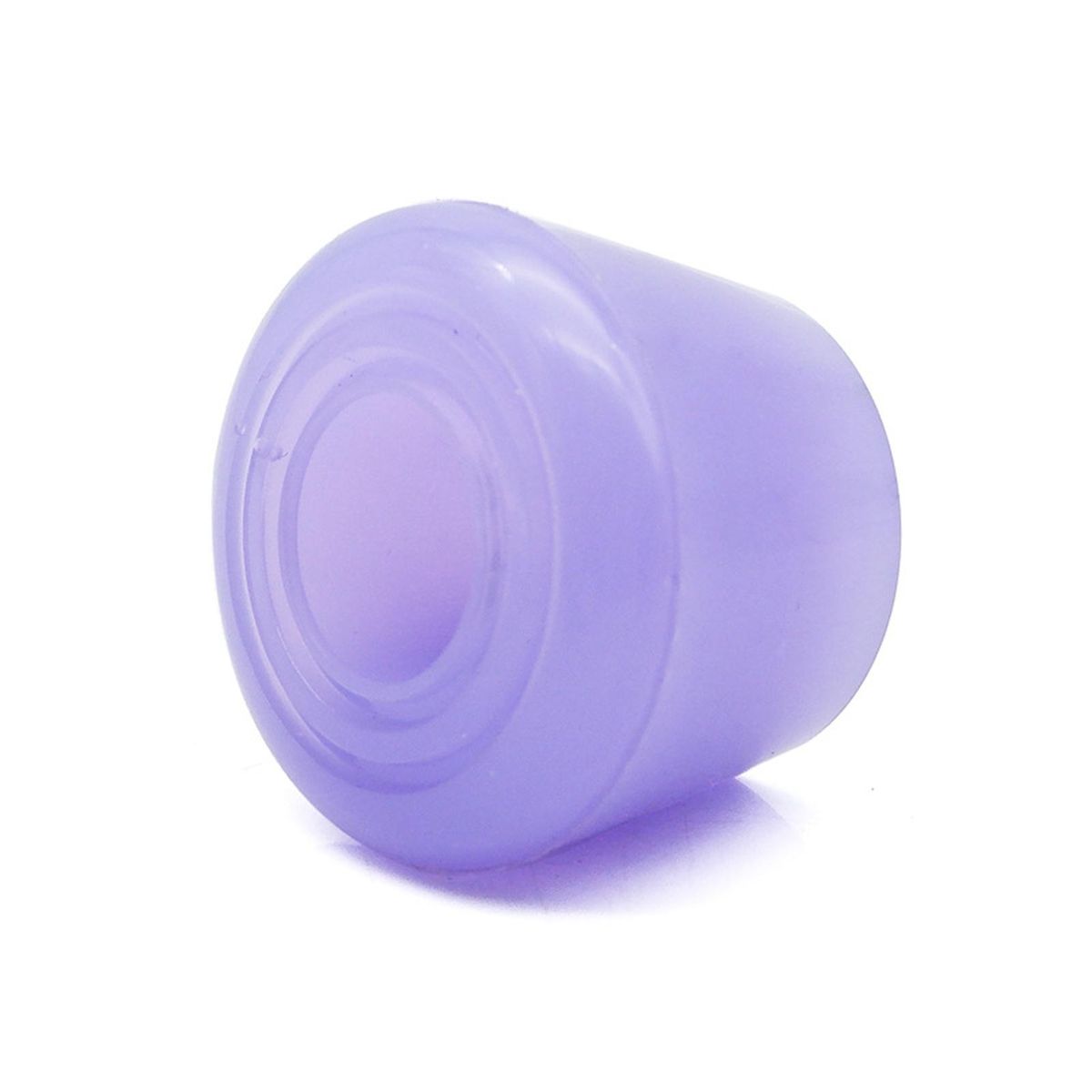 2Pcs Skate Stoppers Double-Row Roller Skating Brake Jam Plugs Purple
