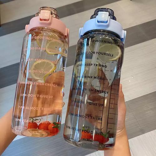 2 Litres Water Bottle Motivational Bottle