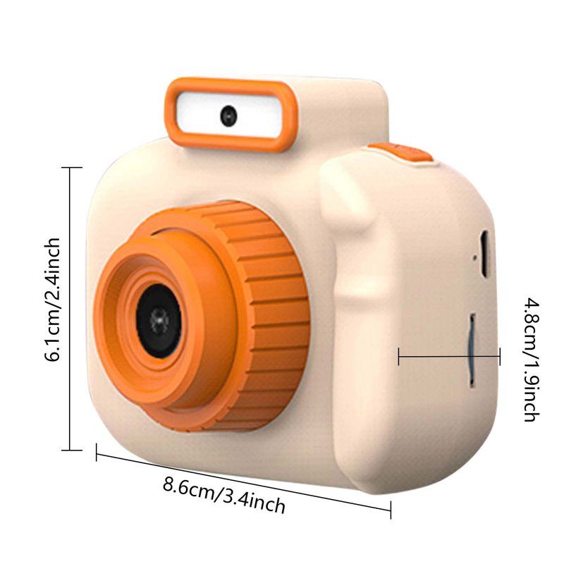 4000w Front Rear Dual Lens Digital Camera Mini Video Photo Slr Cameras Cartoon Toys Children Birthday Gifts Purple