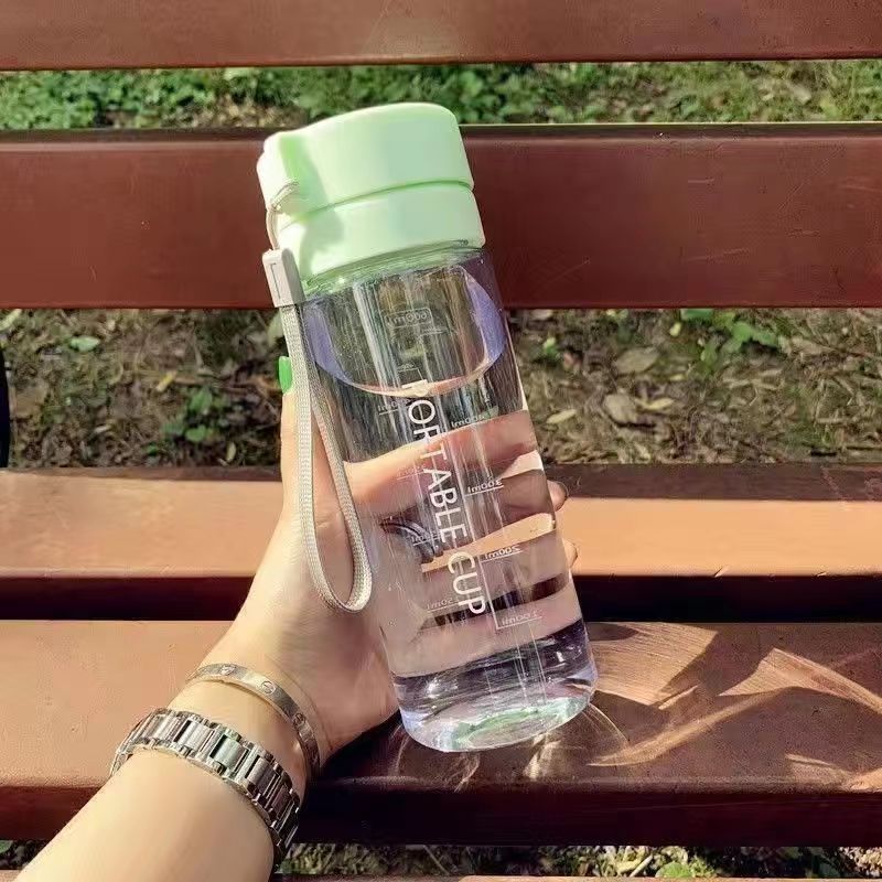 Simple Water Bottle, High-temperature Resistant Water Cup, High Appearance, Portable, And Anti Drop