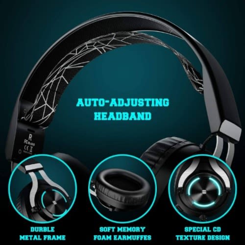 Gaming Headset With Noise Cancelling Mic & Rgb Light