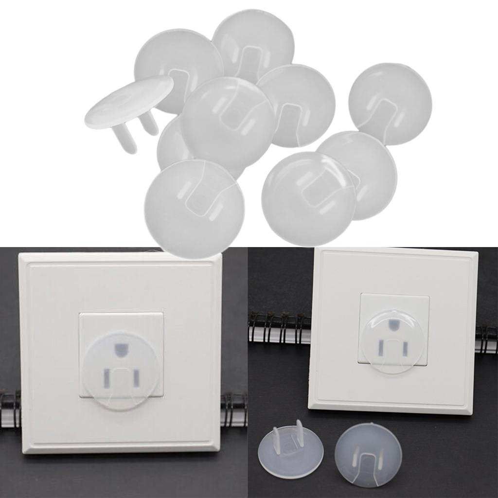 10Pieces Safety Outlet Plug Covers For Child Baby Proof Electric Shock