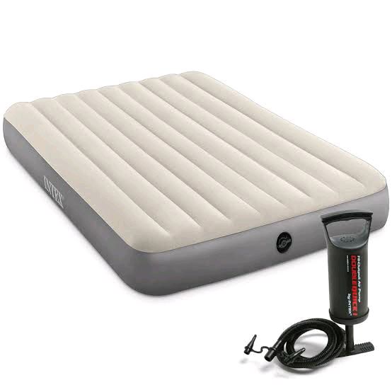 Inflatable Queen Size Airbed With Hand Pump