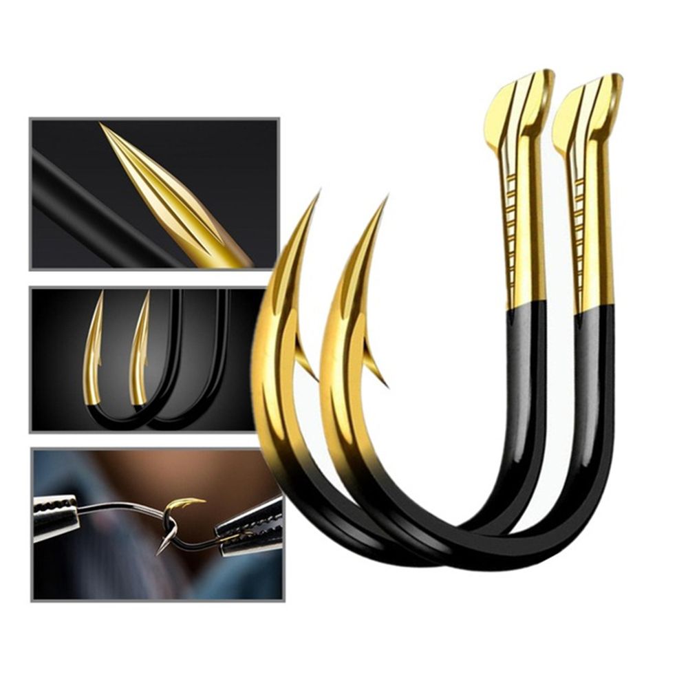 10pcs/pack High Quality Fish Hook Barbed Colored Tungsten