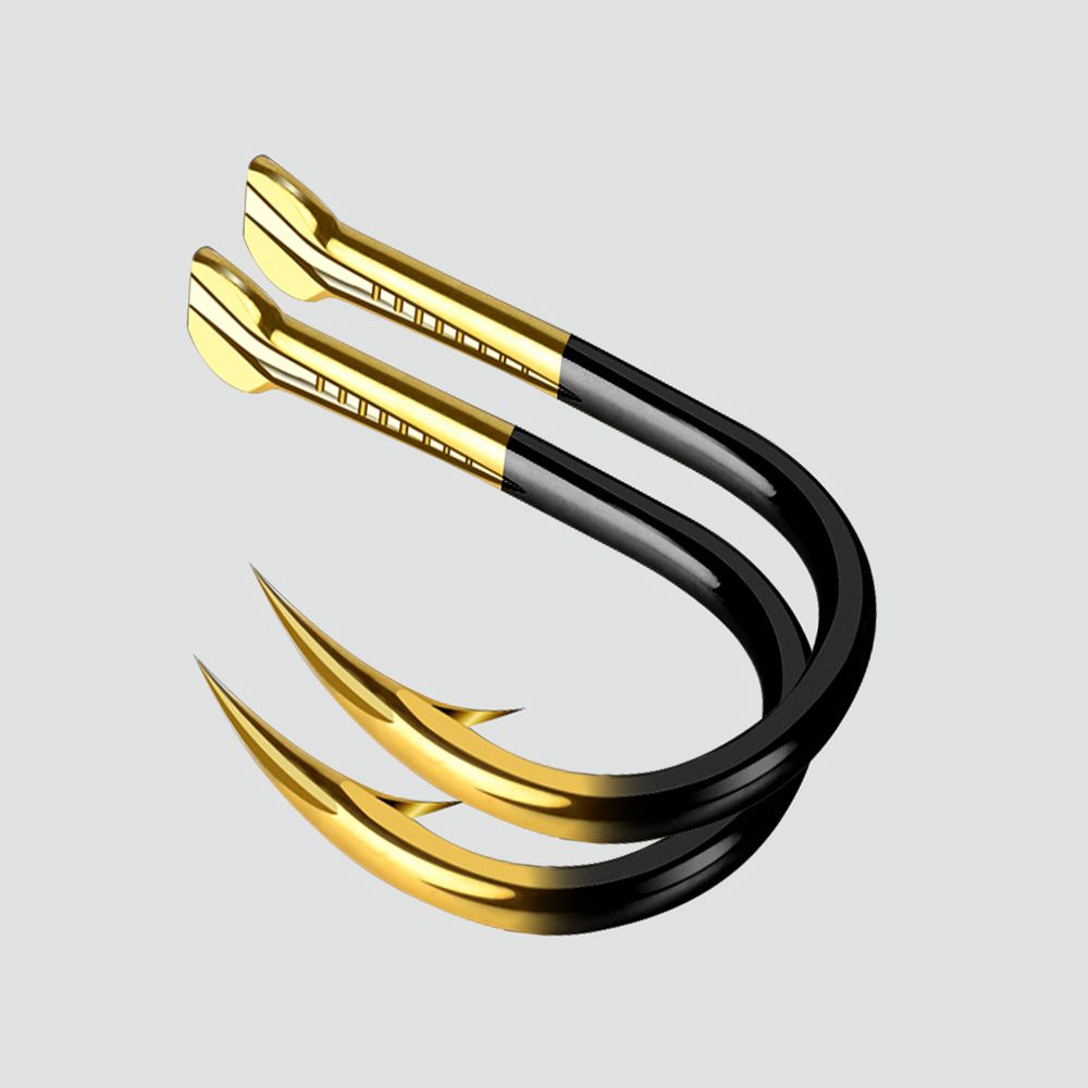 10pcs/pack High Quality Fish Hook Barbed Colored Tungsten