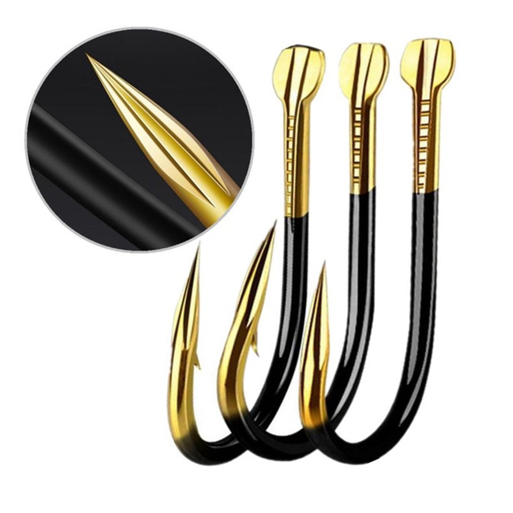 10pcs/pack High Quality Fish Hook Barbed Colored Tungsten