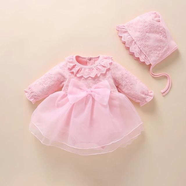 FAVOUR BABY GIRL CHRISTENING/NAMING CEREMONY GOWN 4- PINK