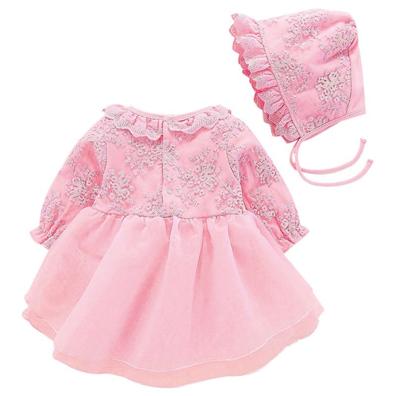 FAVOUR BABY GIRL CHRISTENING/NAMING CEREMONY GOWN 4- PINK