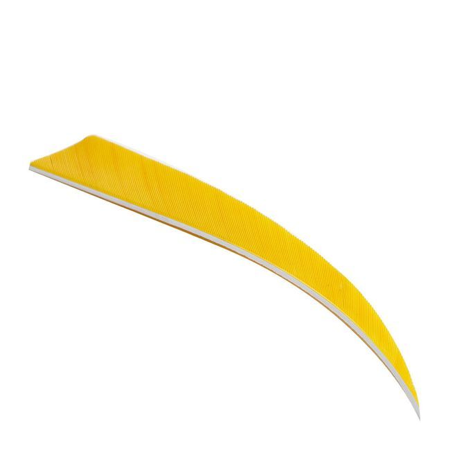 10 Pieces Arrow Fletching Arrow Feathers Fletches  Cut Hunting Yellow