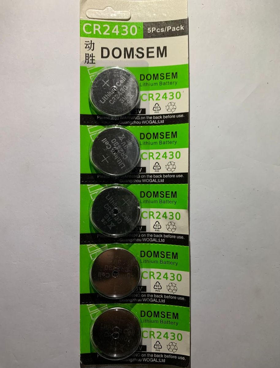 3volts CR2430 Lithium Cell  Battery