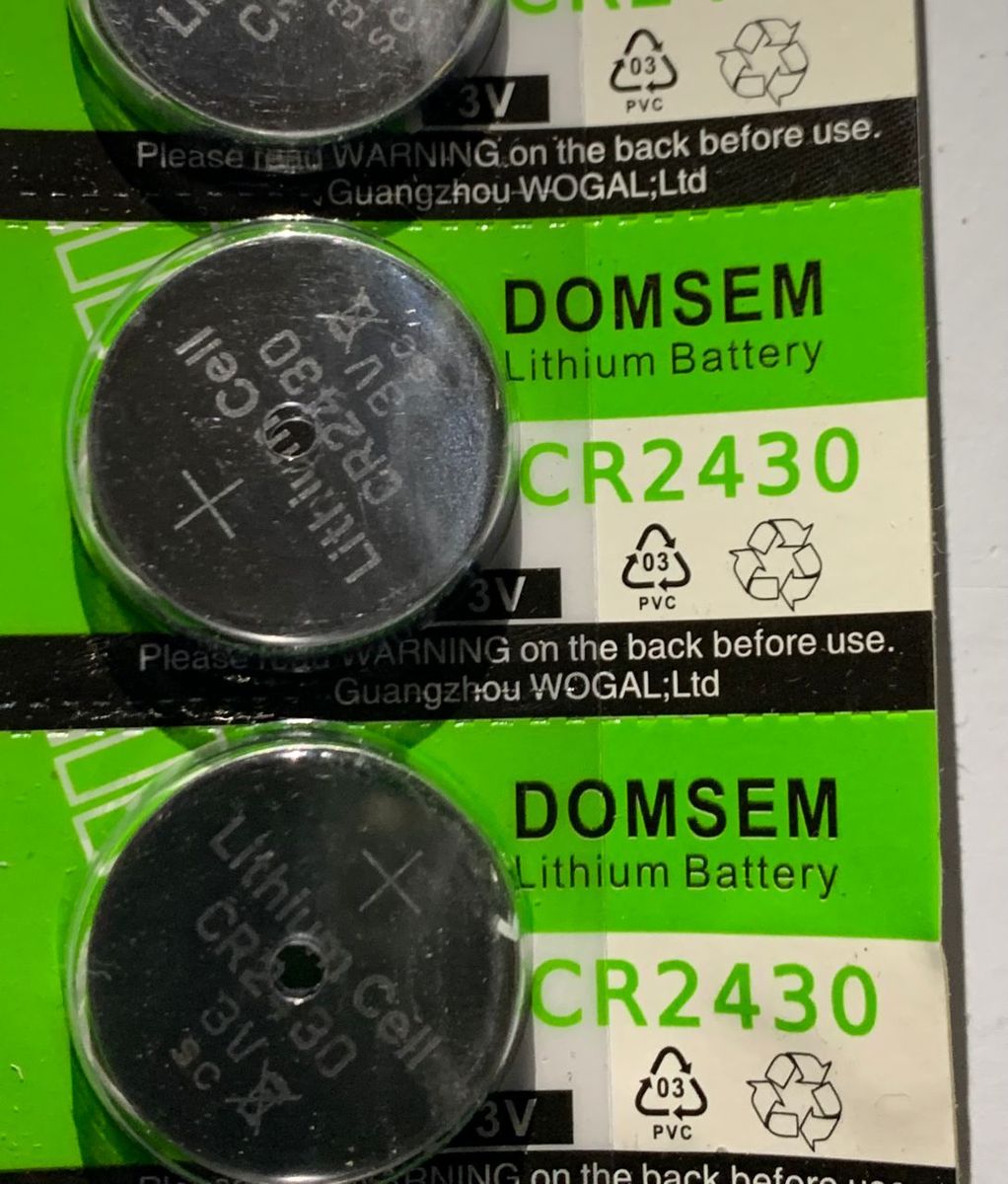 3volts CR2430 Lithium Cell  Battery