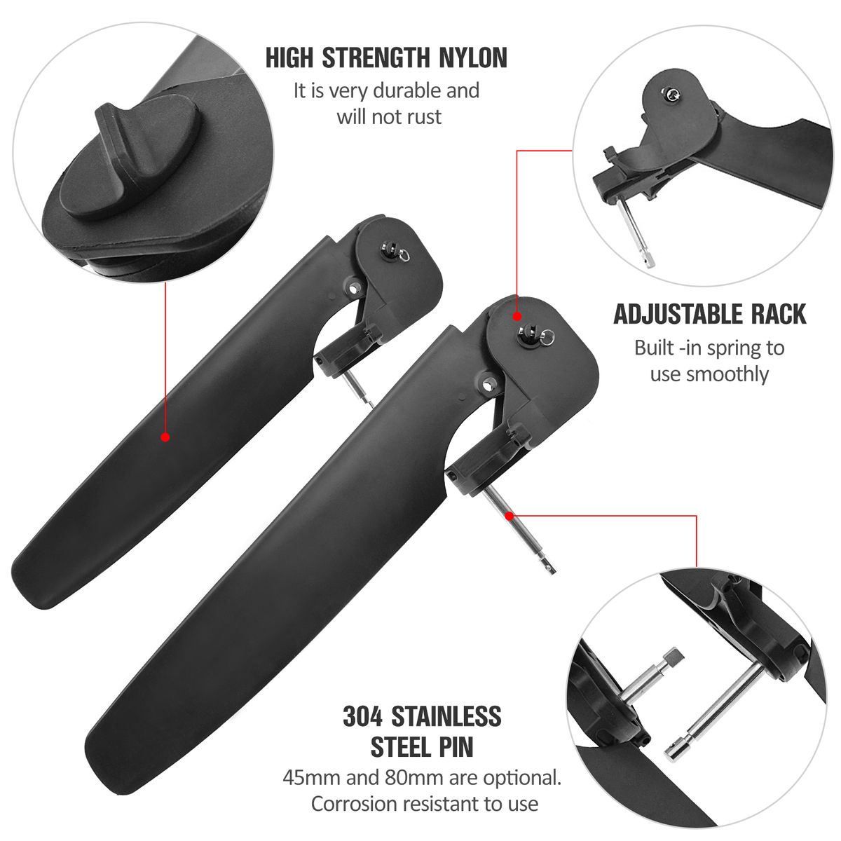 Kayak Tail Rudder Steering System Control Kit For Direction