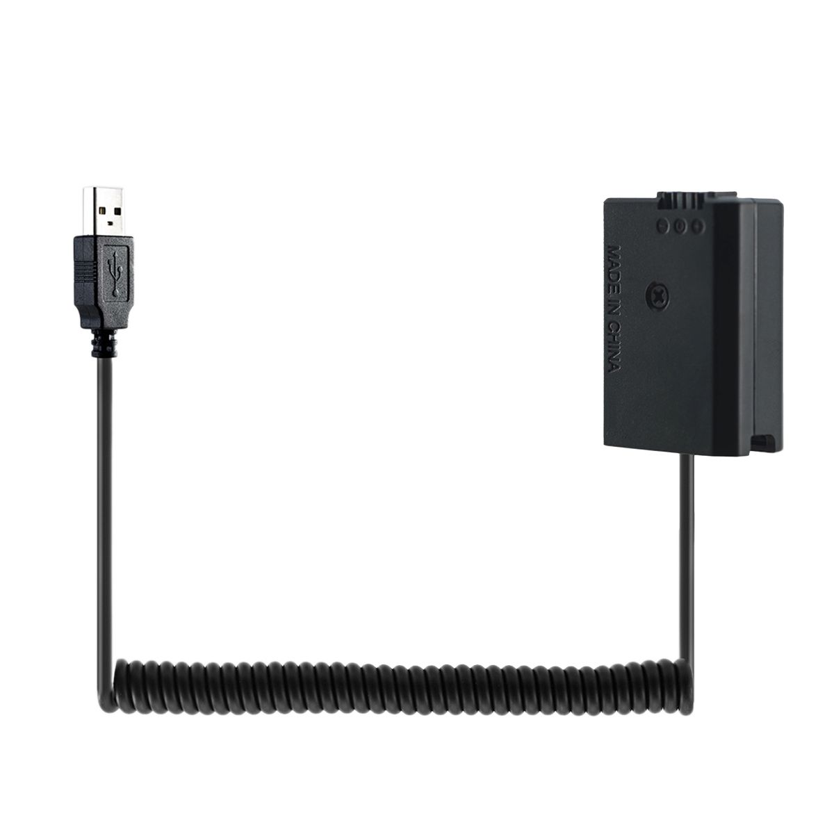 NP-FW50 Dummy Battery Spring USB Charging Cable for Sony A7 Coupler