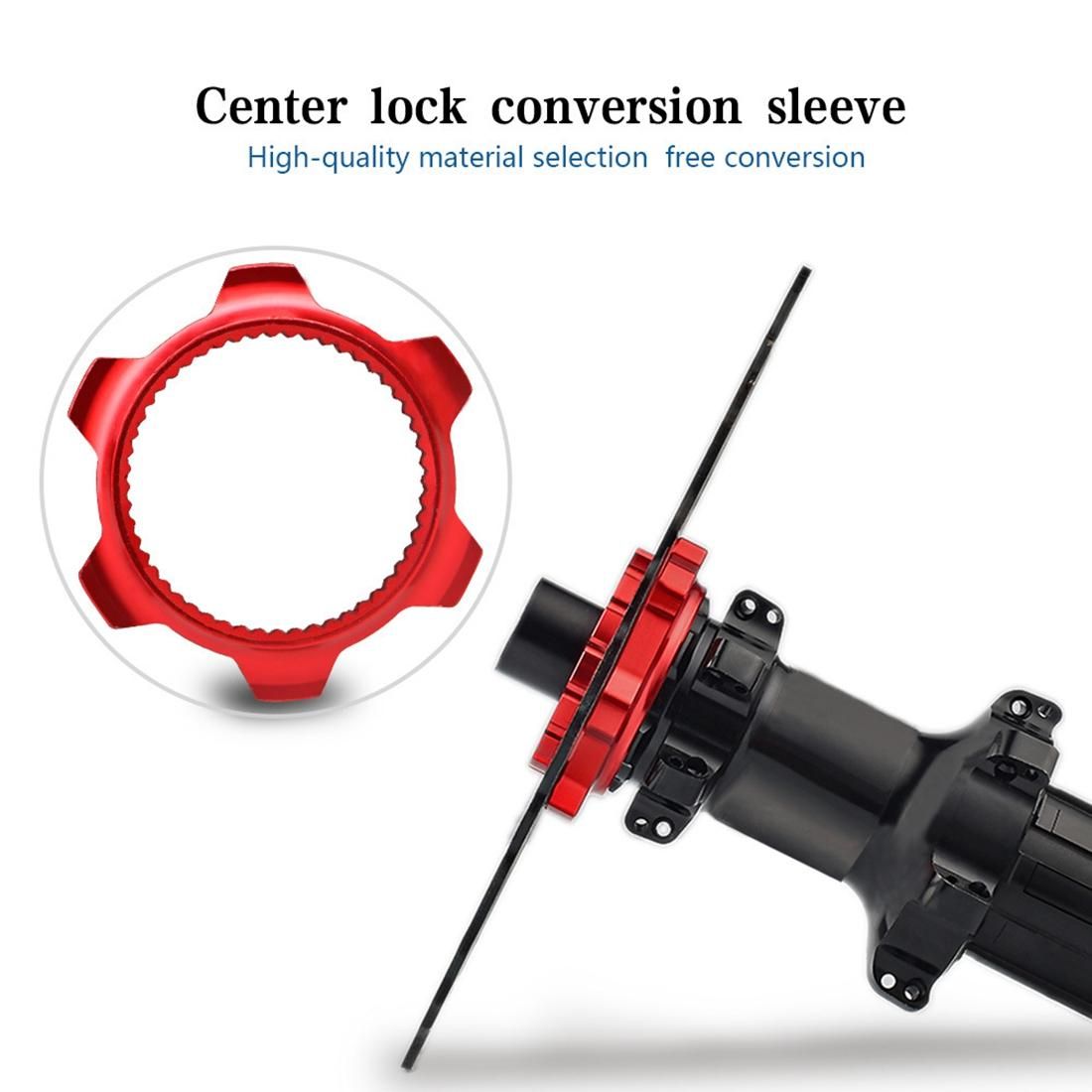 Bike Hub Center Lock to 6 Hole Adapter 6 Bolt Disc Brake,4