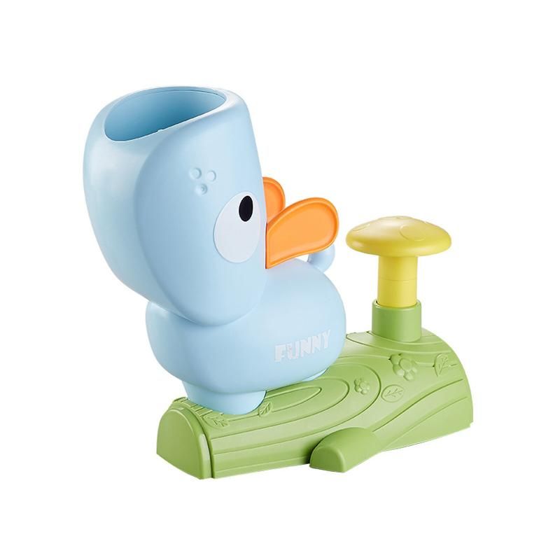 Dog Flying Disc Launcher Toy Interactive Fetch Toy (Blue)