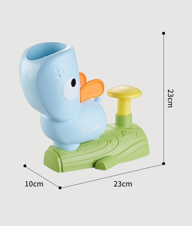 Dog Flying Disc Launcher Toy Interactive Fetch Toy (Blue)