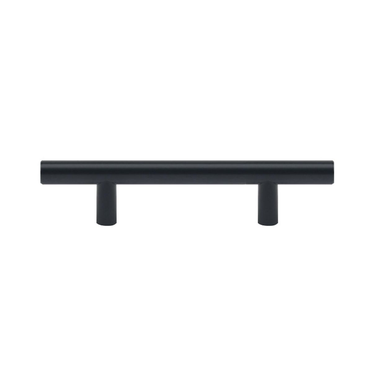 1 Set Cupboard Handle Round Tube Cupboard Door Handle Black