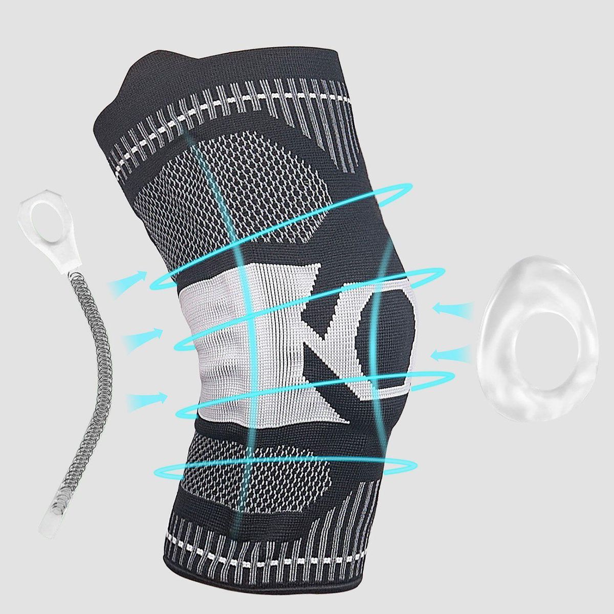 Knee Brace Knee Support Compression Sleeve with Side