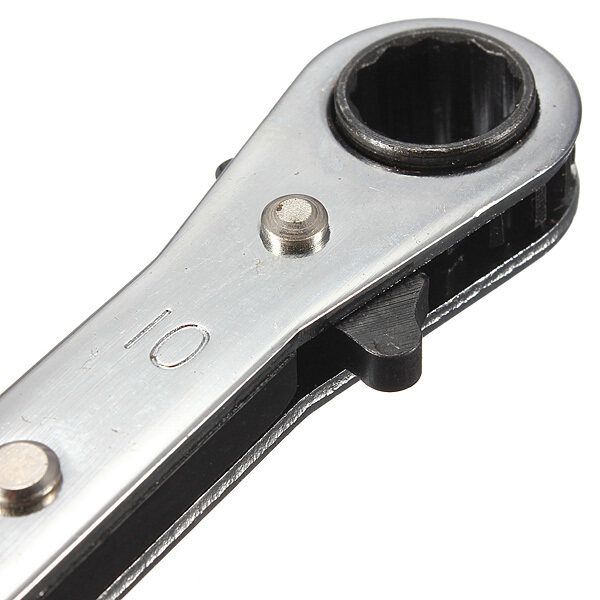 Ring Ratchet Spanner Wrench Set Repair Tools Metric 6mm X 8mm 10x12
