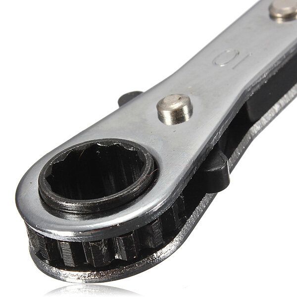 Ring Ratchet Spanner Wrench Set Repair Tools Metric 6mm X 8mm 10x12