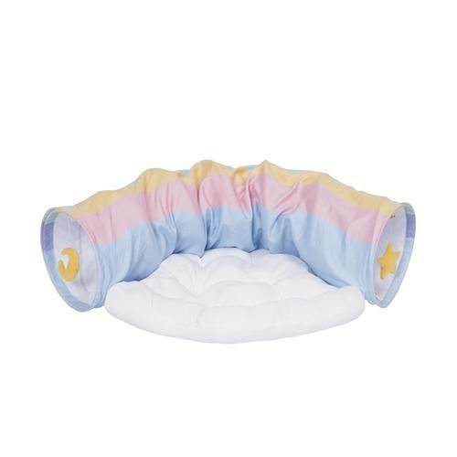 Cat Toys Interactive Pets Toys Cat Tunnel Kitten Pet Products Cat Supplies Cat Stuff Cat Nest Rainbow Cat Tunnel Villa