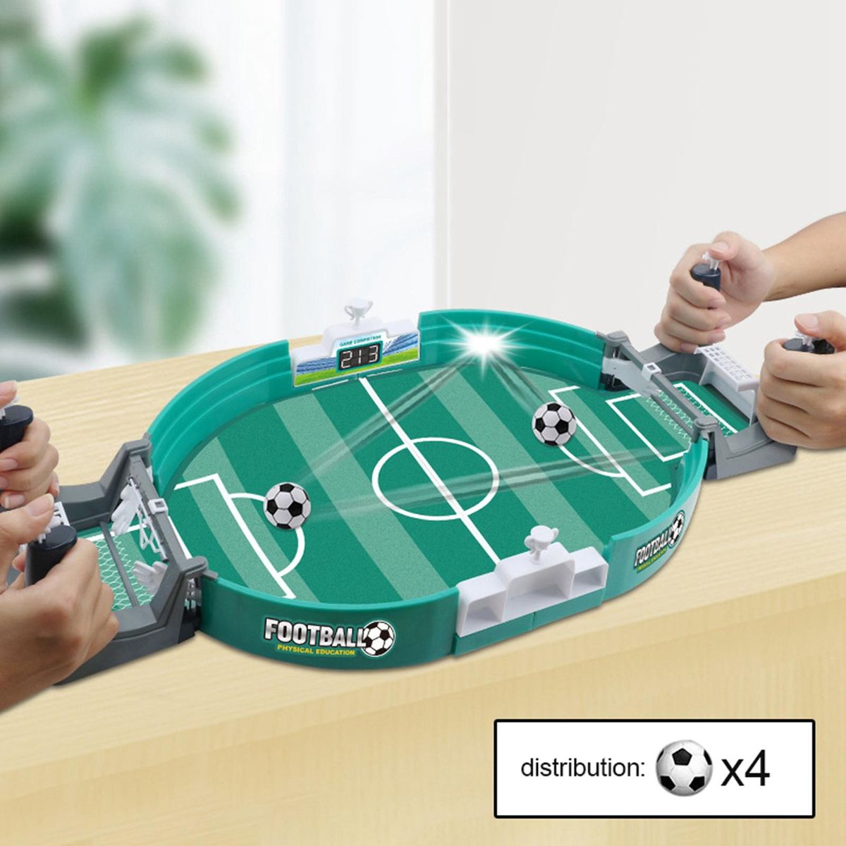 Soccer Game Interactive Toy Football Board Medium 4 Balls