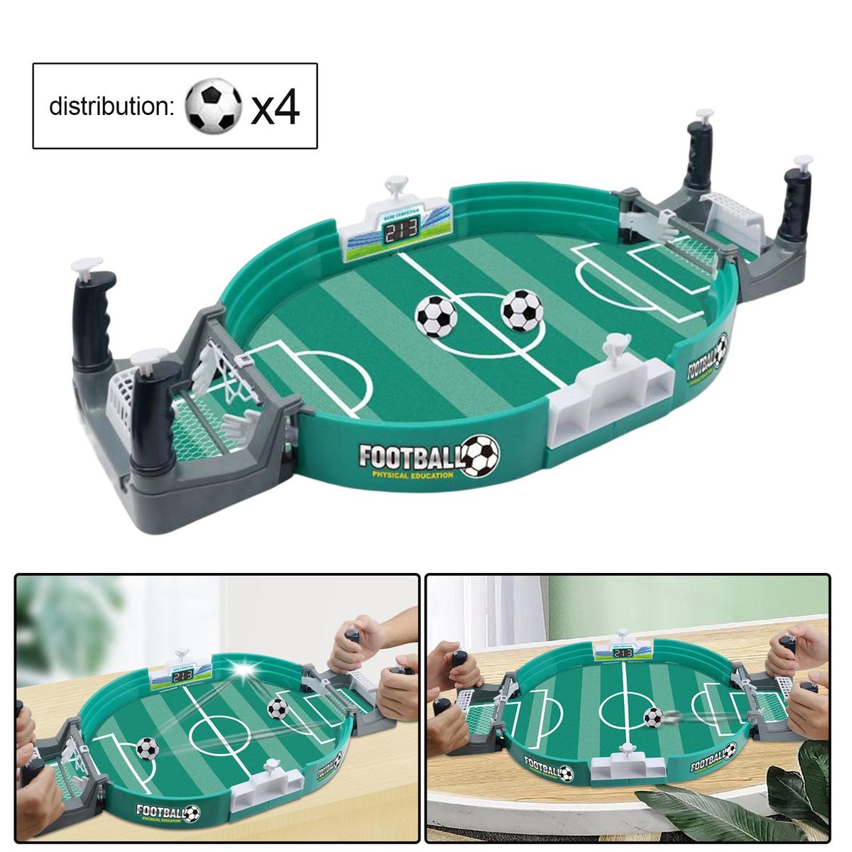 Soccer Game Interactive Toy Football Board Medium 4 Balls