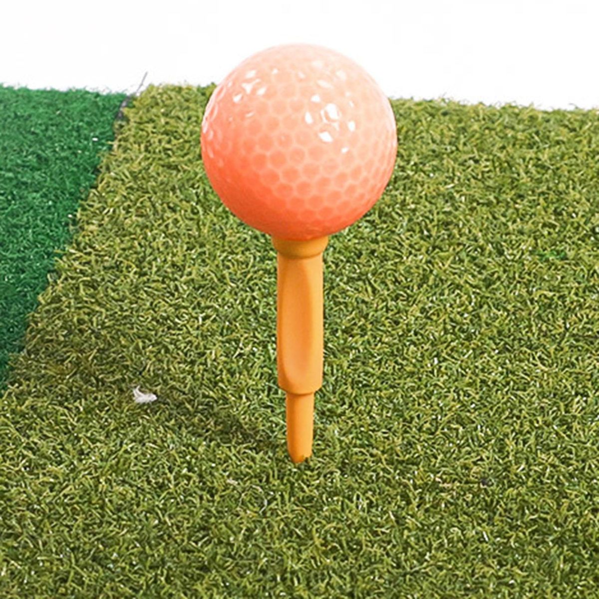 20Pcs Mini Golf Tee Multifunctional Golf Ball Tee Yellow