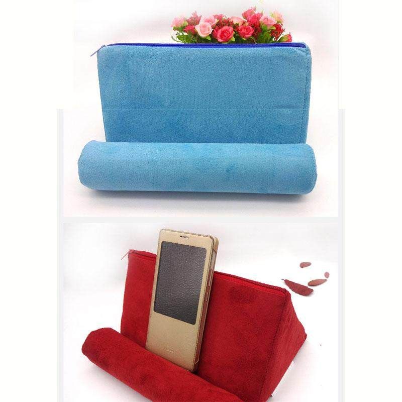 Tablet Pillow Holder Stand Foam Book Rest Reading Bed Cushion For IPad Black