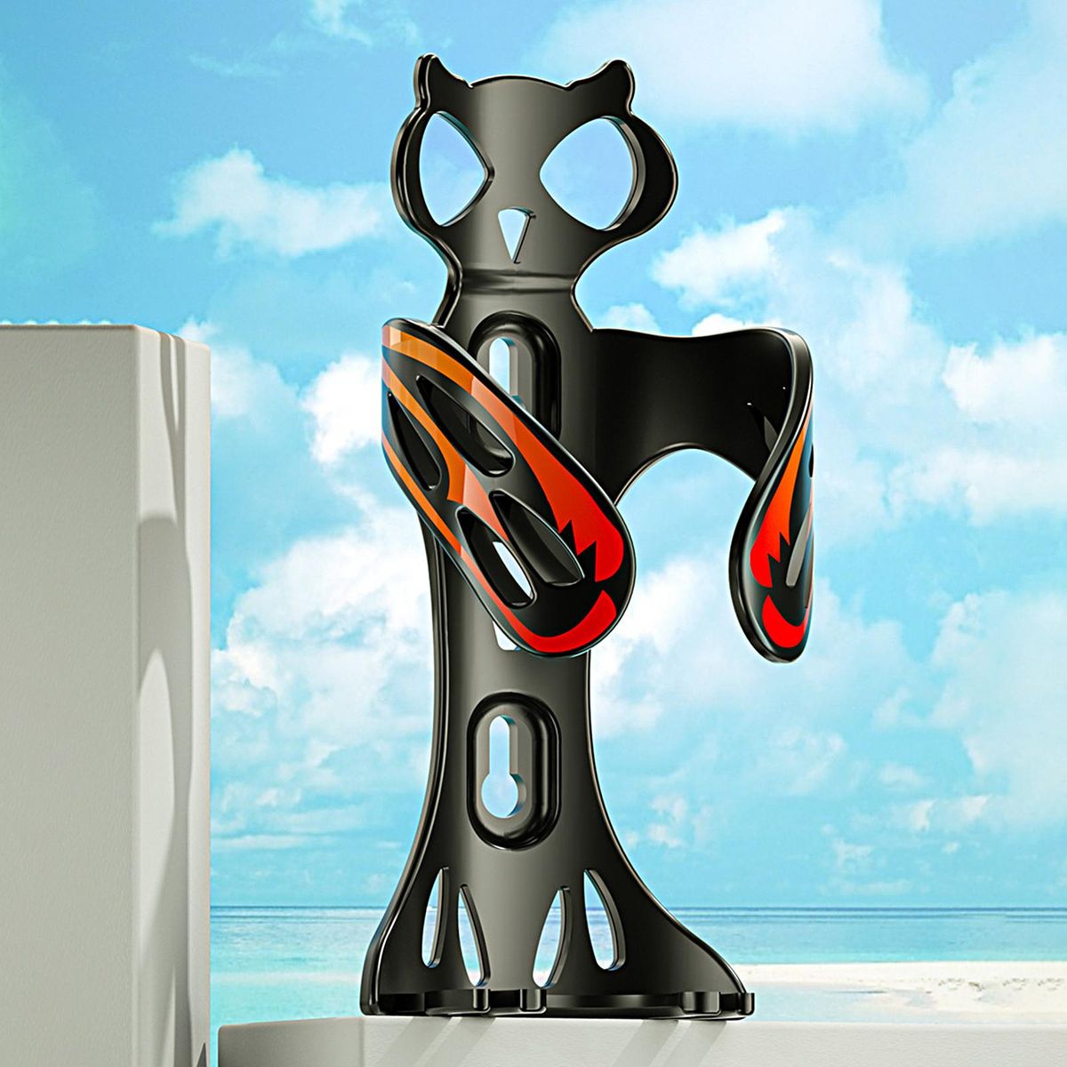 Cycling Cup Holder Mountain Bike Water Bottle Cage Bracket Red Black