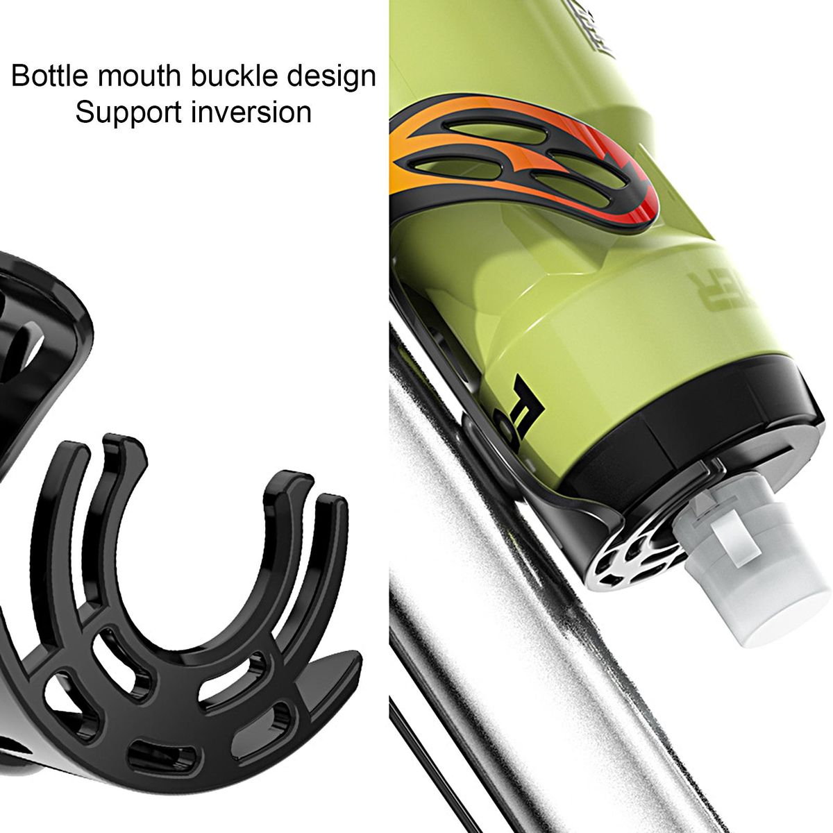 Cycling Cup Holder Mountain Bike Water Bottle Cage Bracket Red Black