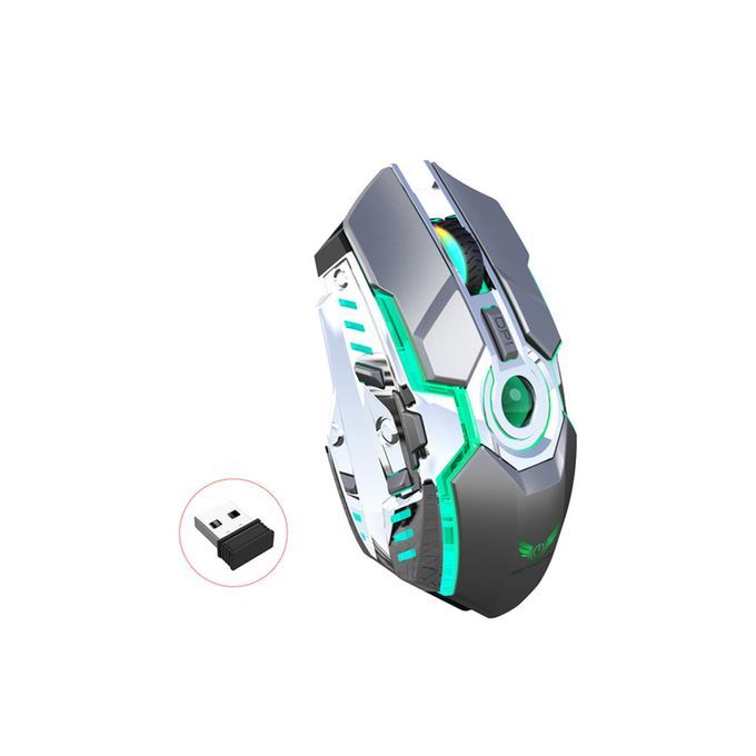 Rechargeable 2.4G USB Optical Ergonomic Gaming Mouse LED