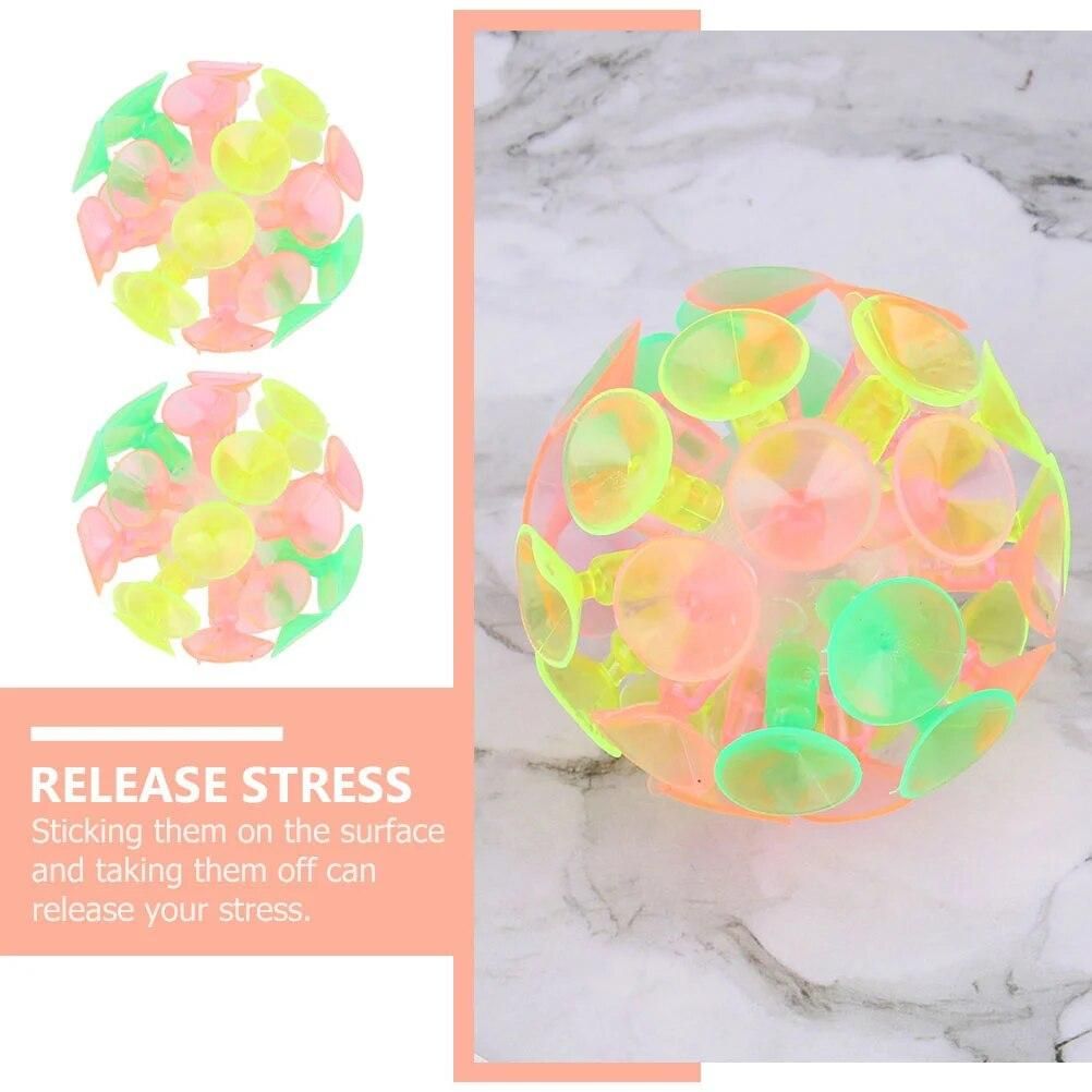 12 Pcs Suction Cricket Sticky Ball Creative Balls Funny Plaything Glow Toys Ceiling Pvc Interaction Child Kidcraft Playset